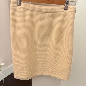 Banana Republic Wool Cream Skirt 0P